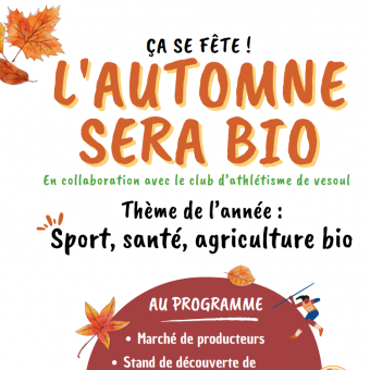 L'Automne Bio s'invite à Vesoul le 28 septembre 2025 !